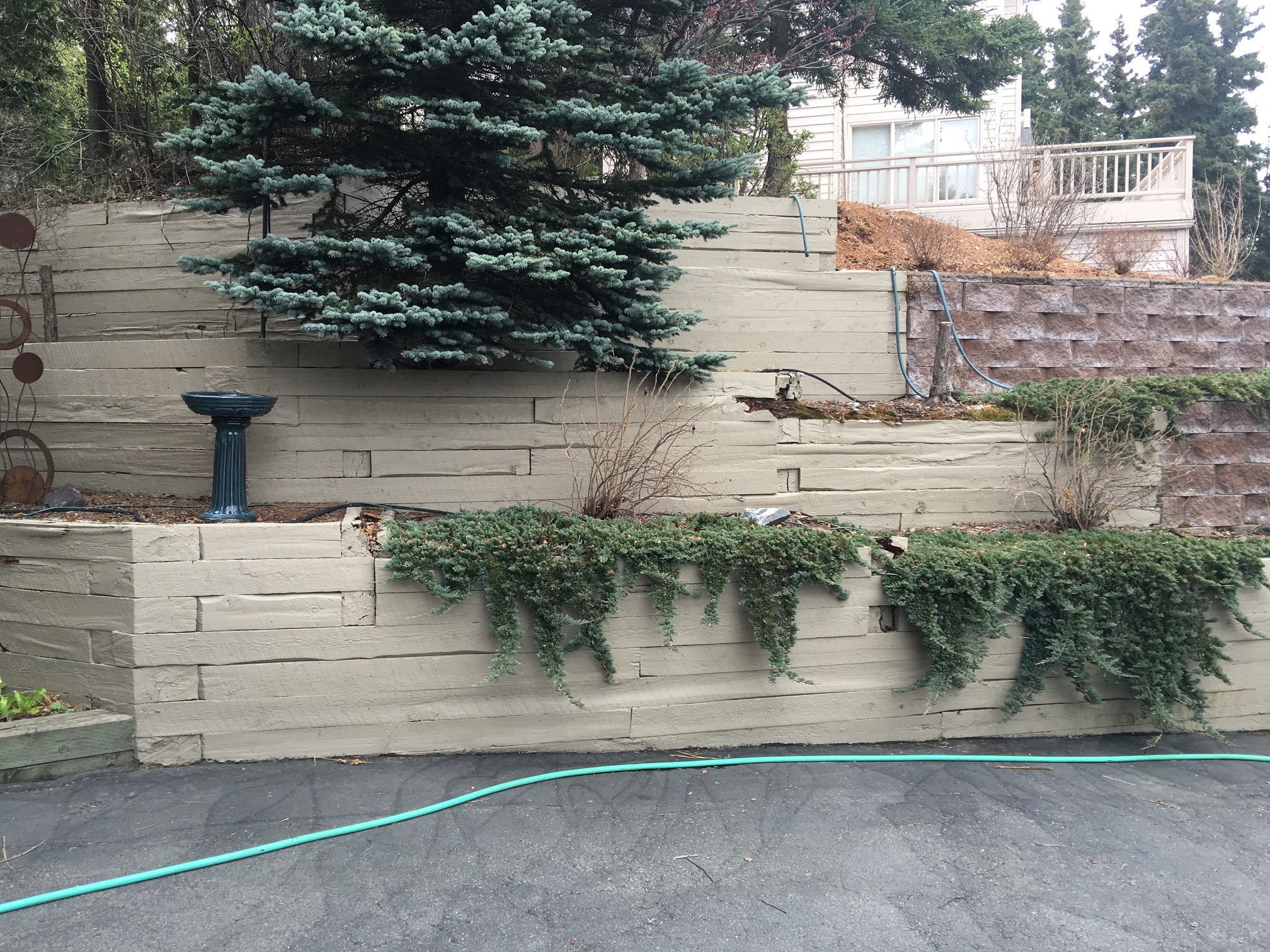 burnstimberwallbefore2sm Faltz Landscaping & Nursery